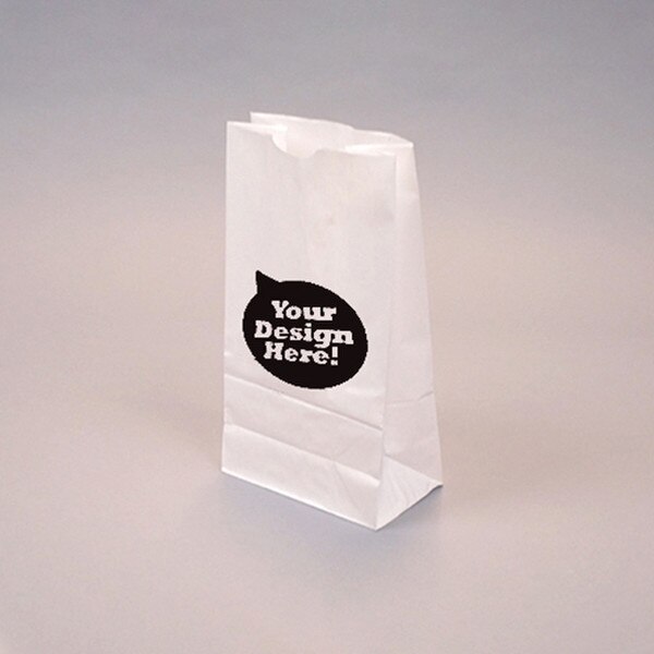 Custom-Printed White Kraft 6-lb Bag